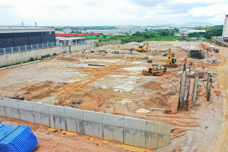Construction Equipment at Site